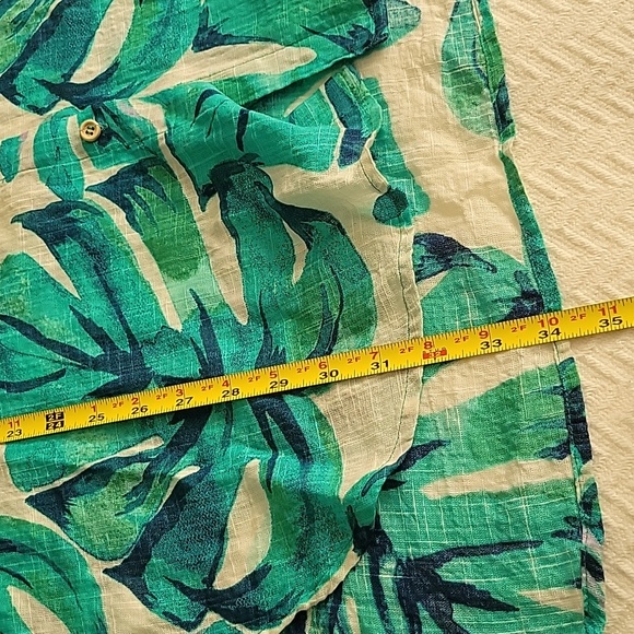 Blue Island Green Graphic Swim Coverup Size M NWT - Picture 12 of 12
